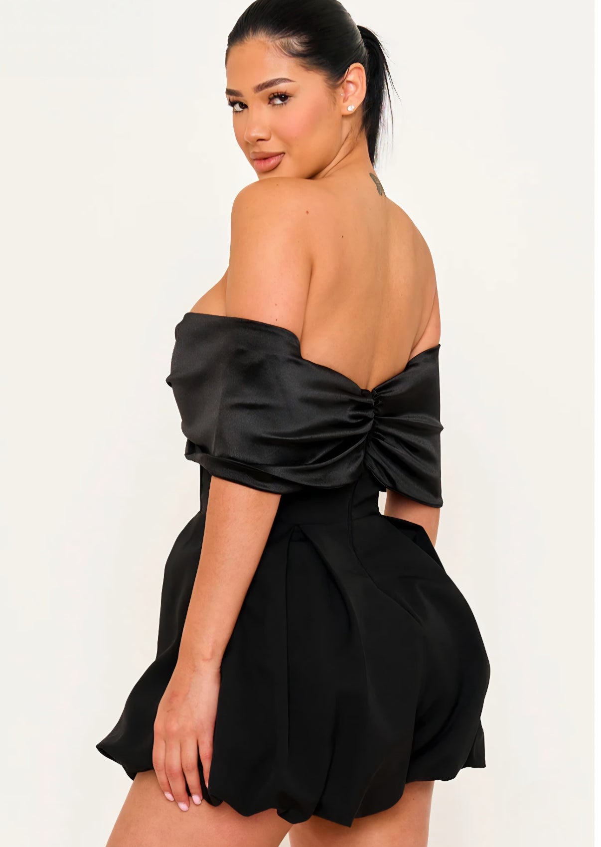 ROMPER NEGRO DE MOÑO