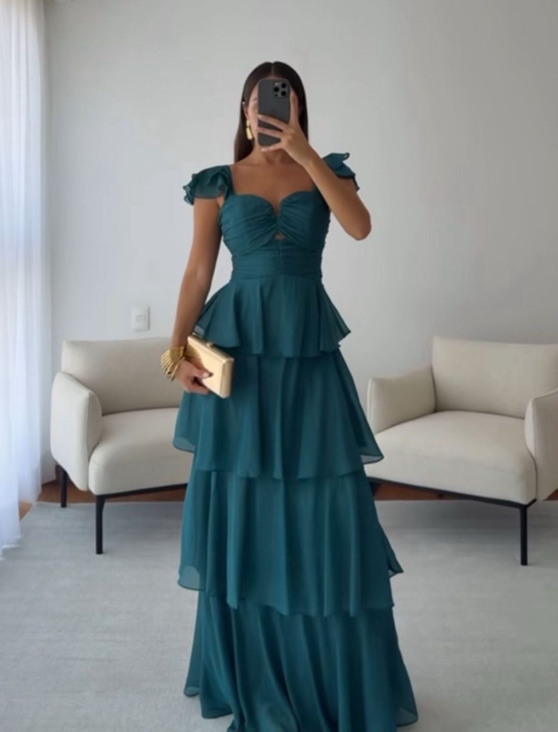ALICE VESTIDO ESMERALDA TEAL
