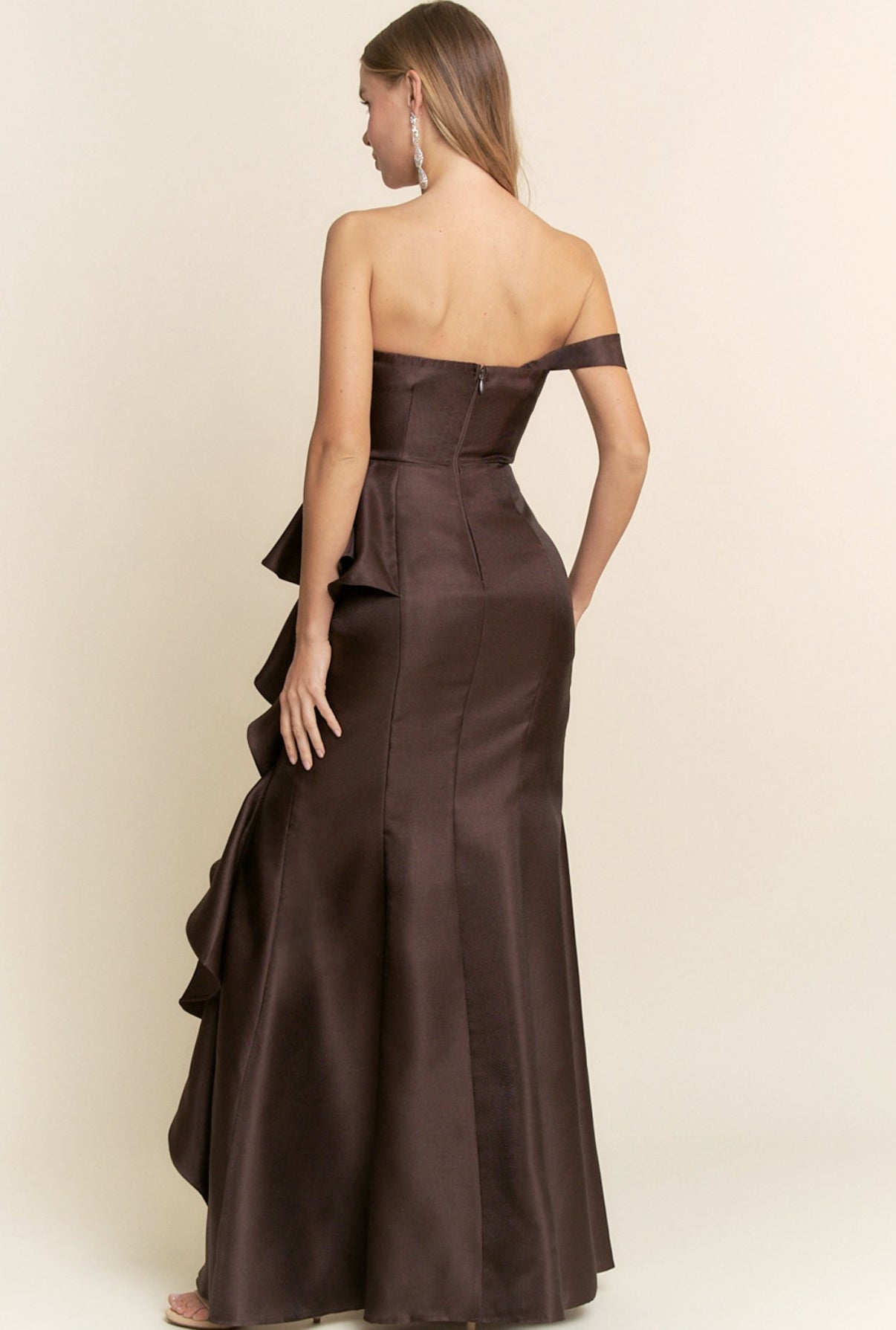 CONSTANZA VESTIDO MARRÓN