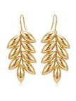 ARETE DORADO HOJA