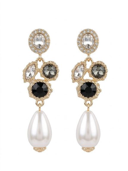 ARETE DORADO CON PERLA