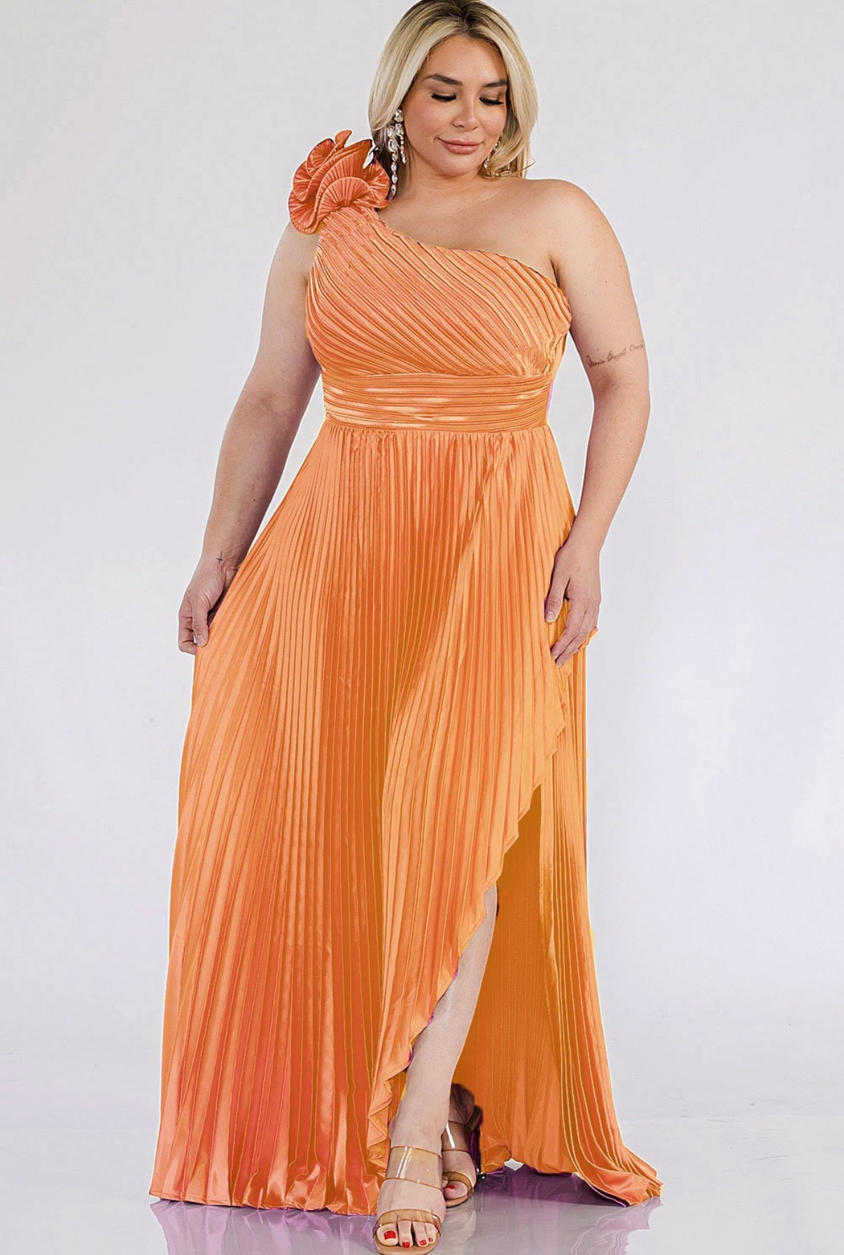 CECILIA VESTIDO NARANJA