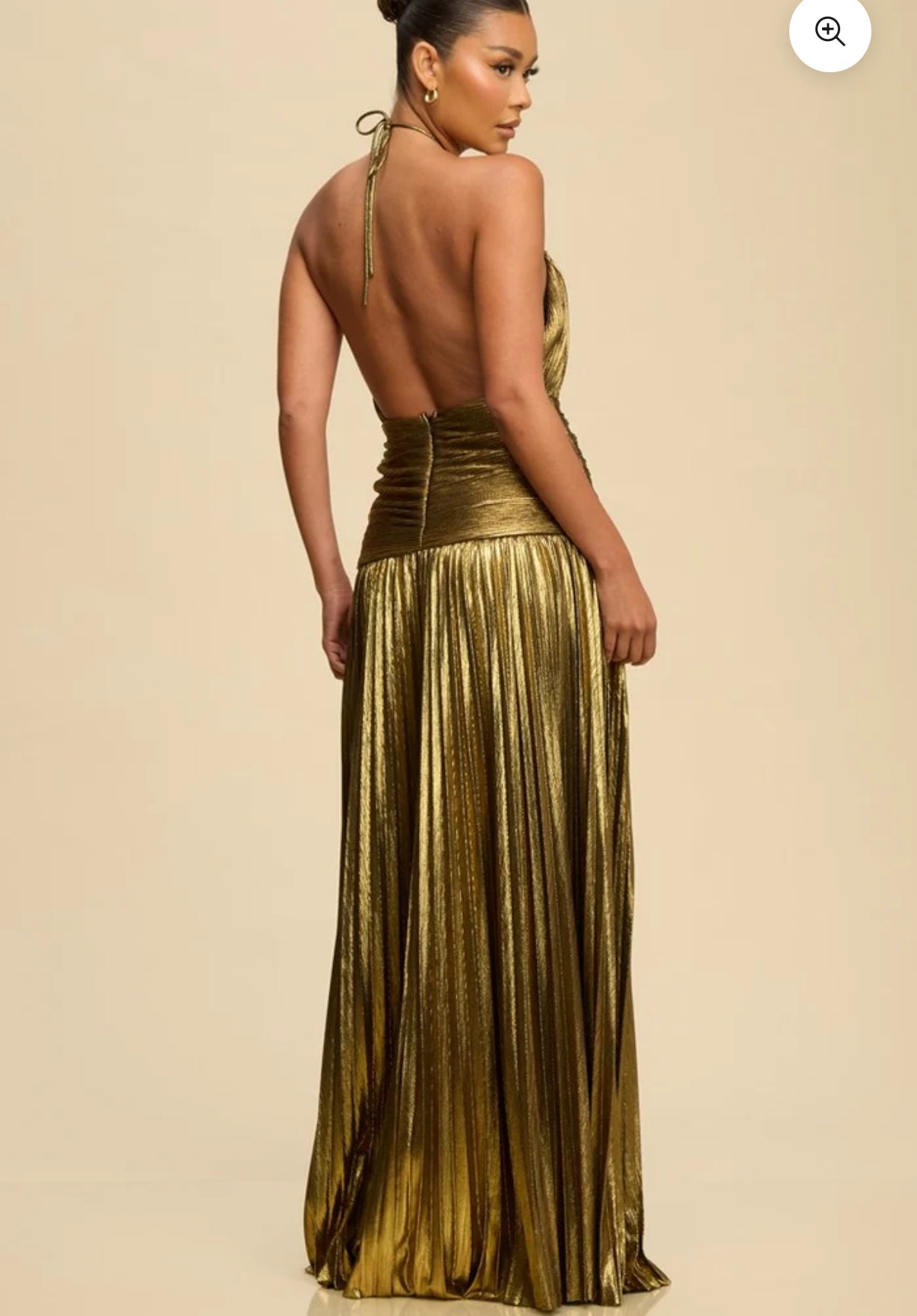VESTIDO DORADO