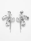 ARETE PLATEADO FLOR