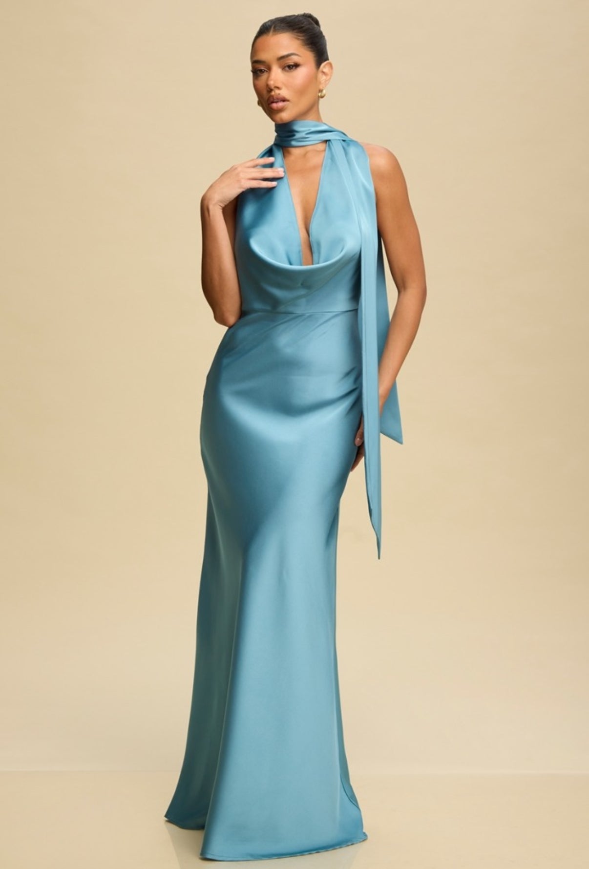 CAROL VESTIDO AZUL SLATE