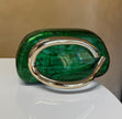 BOLSO VERDE DORADO