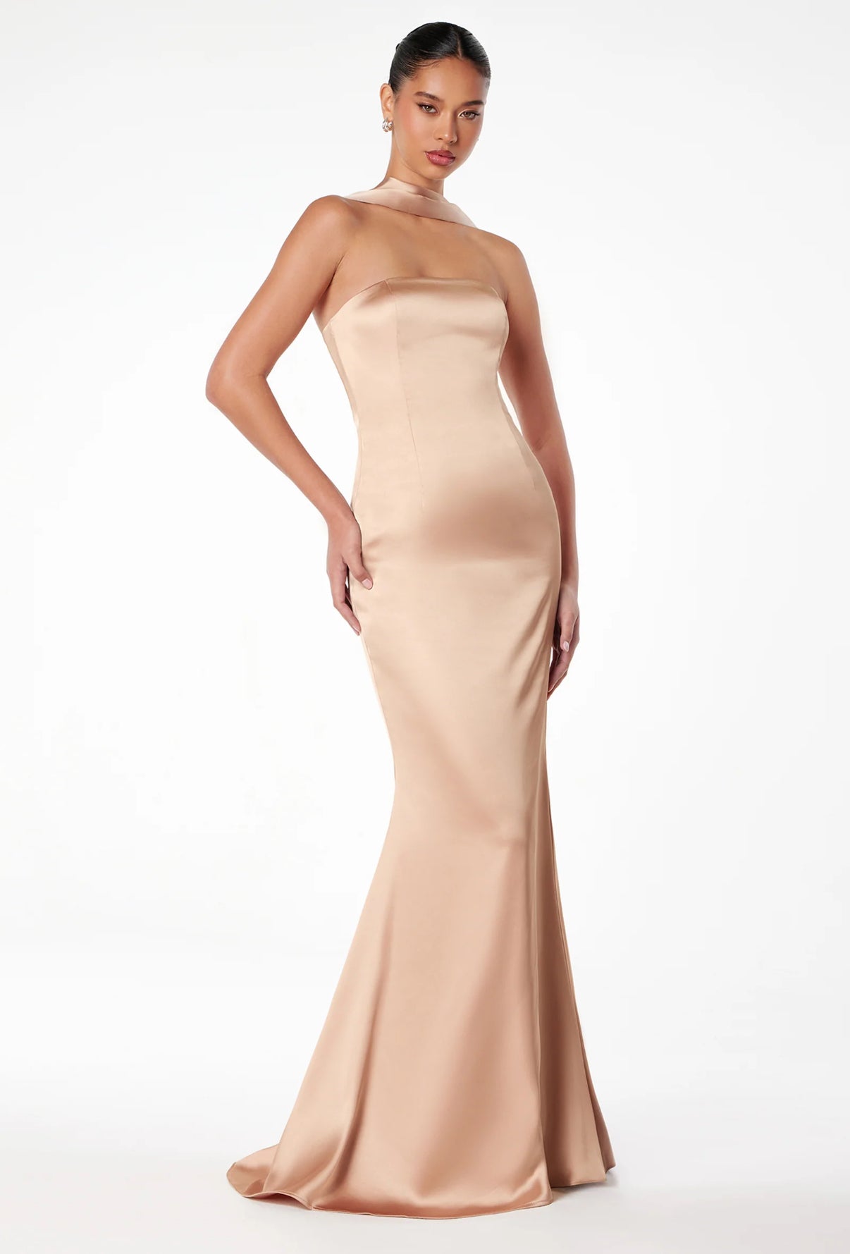 ALESSANDRA VESTIDO CHAMPAGNE