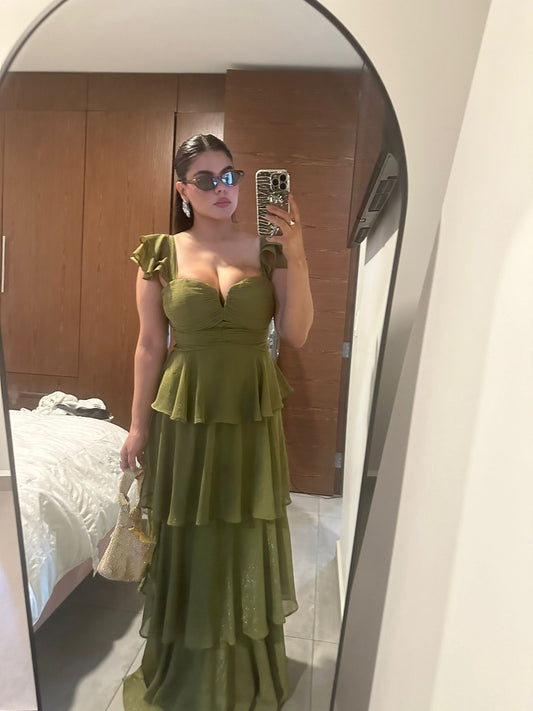 ALICE VESTIDO VERDE OLIVO
