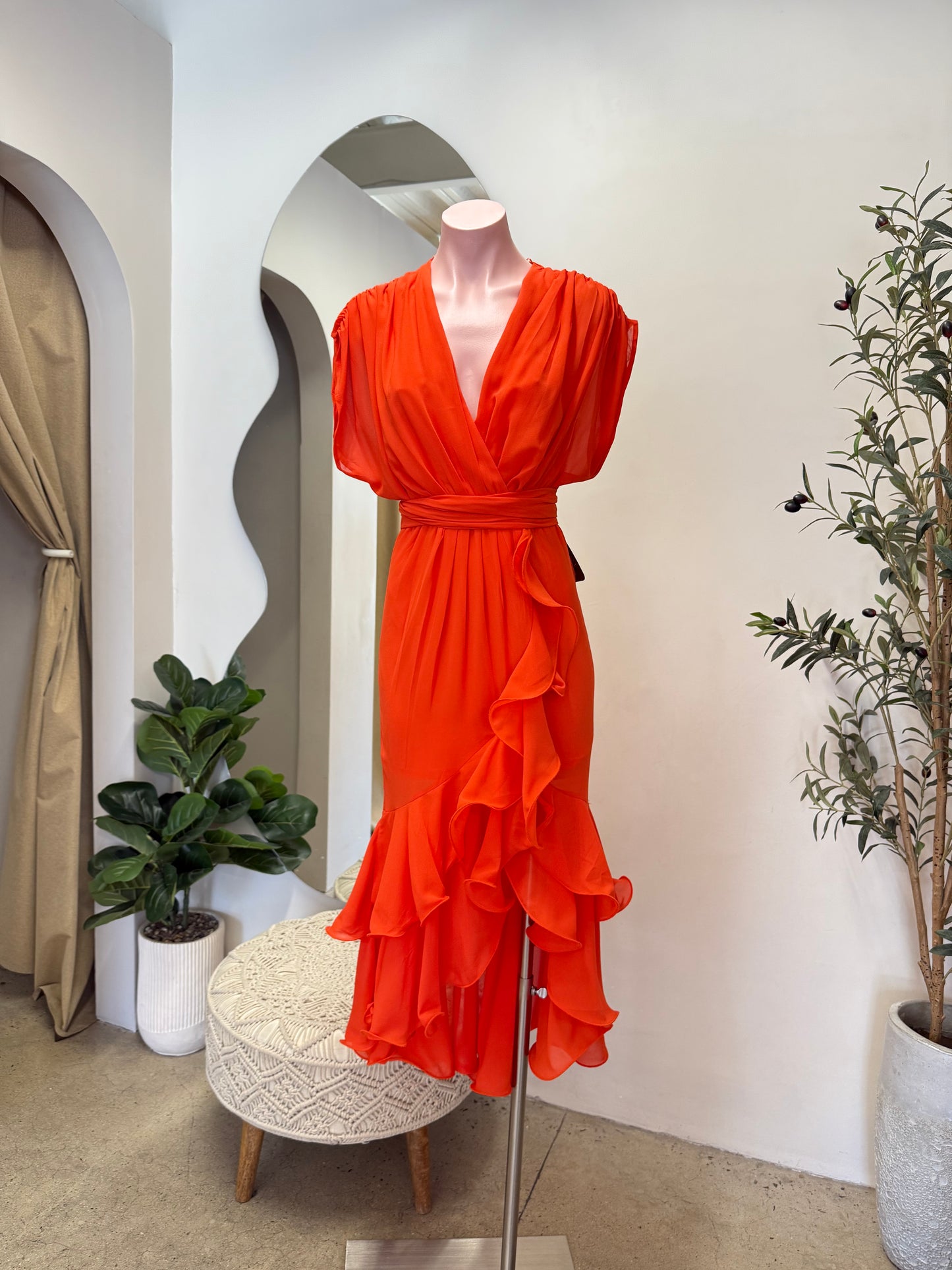 VESTIDO NARANJA