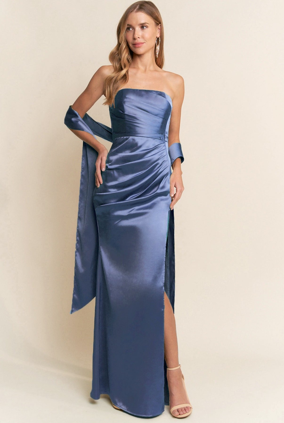ALANA VESTIDO AZUL SMOKY BLUE