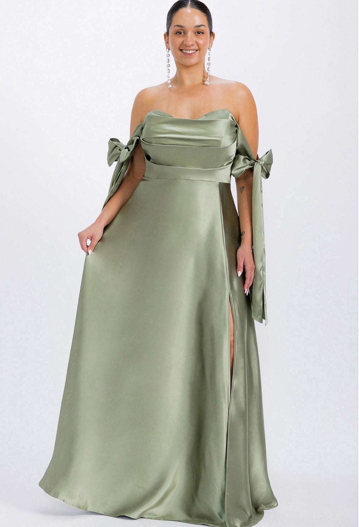 ARANTZA VESTIDO VERDE SAGE