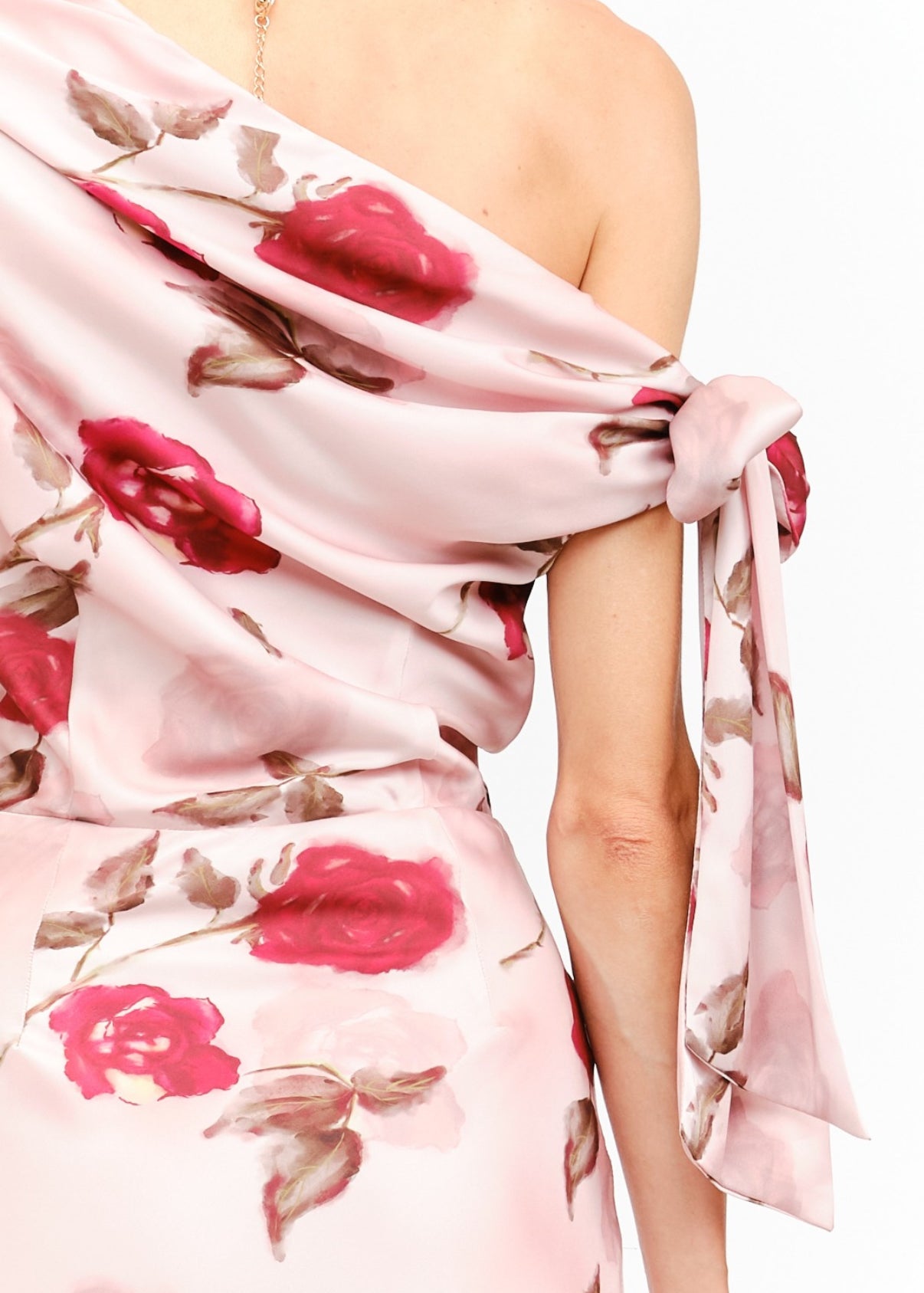 VESTIDO ROSA ESTAMPADO