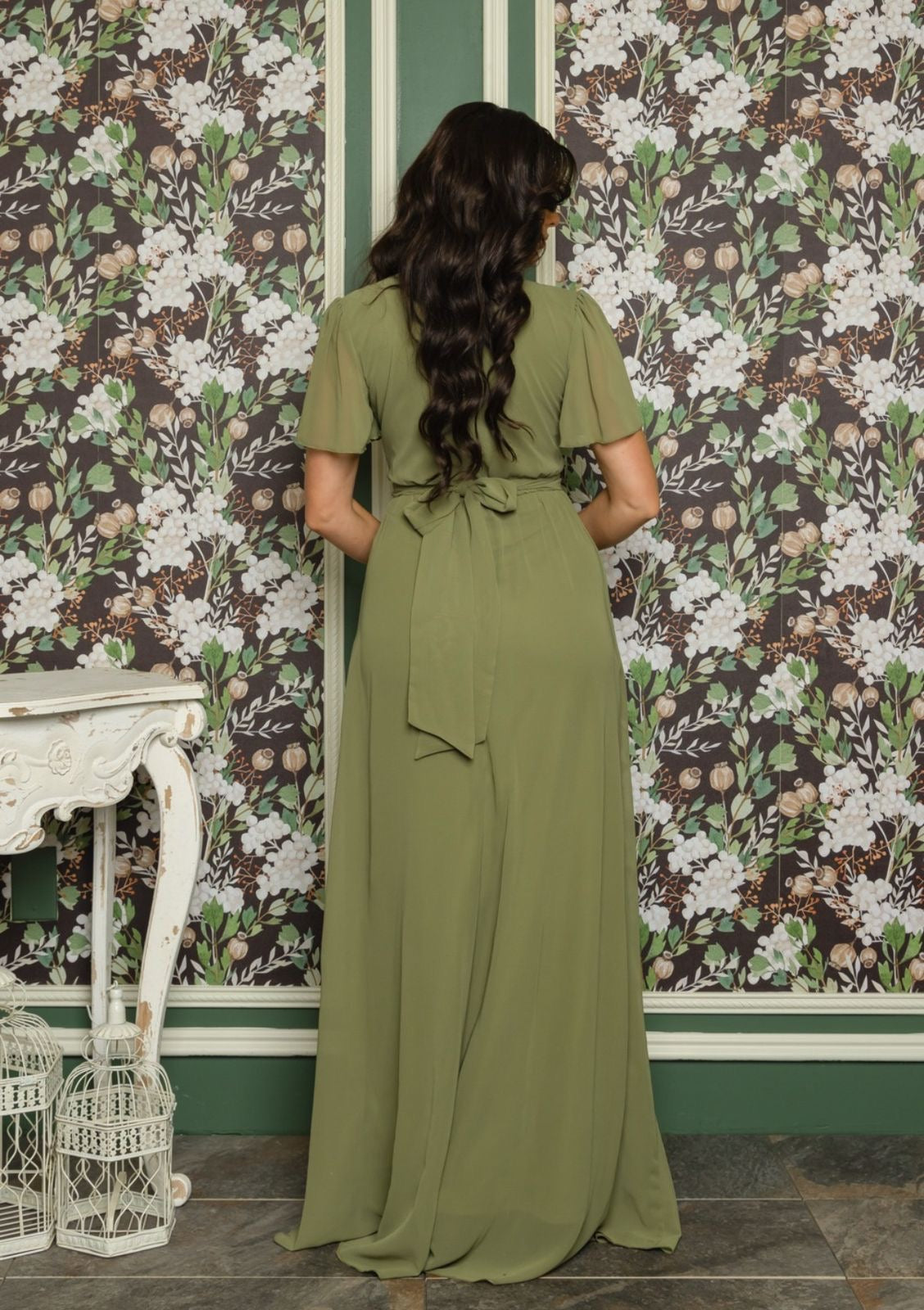 LISA VESTIDO VERDE OLIVO