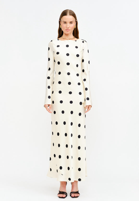VESTIDO IVORY POLKA DOTS