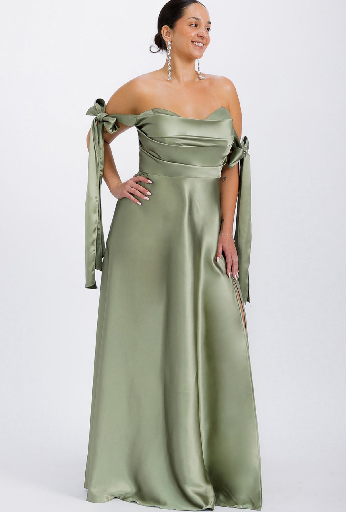 ARANTZA VESTIDO VERDE SAGE