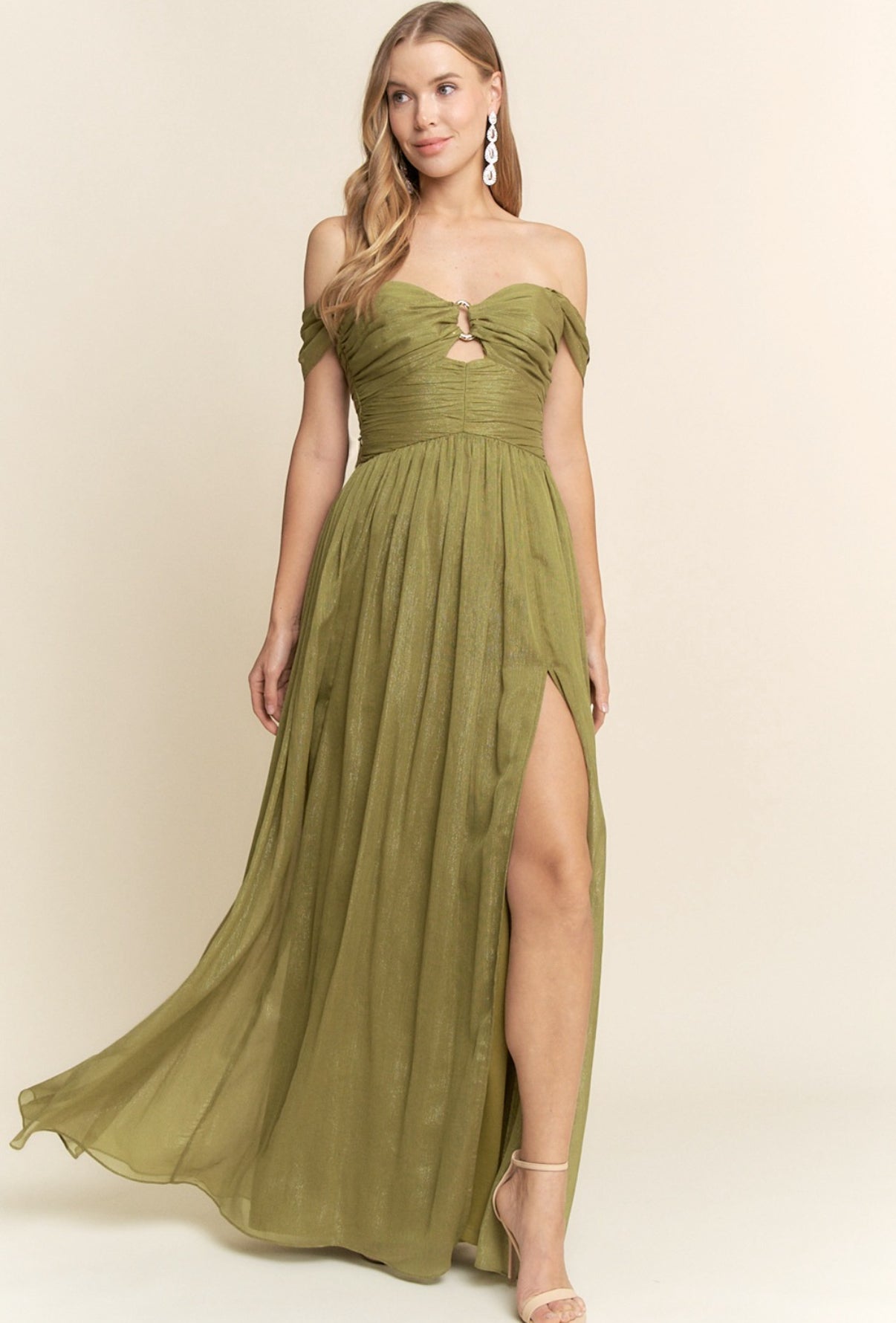 CATALINA VESTIDO VERDE OLIVO