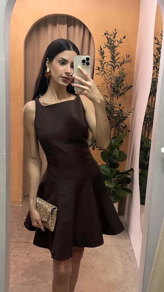 VESTIDO CAFÉ