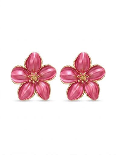 ARETE FLOR ROSA
