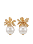 ARETE FLOR Y PERLA