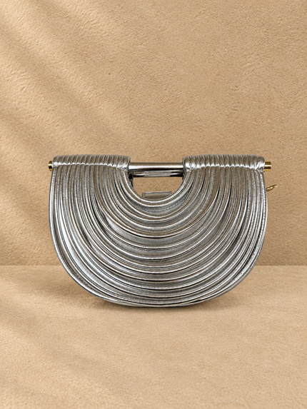 BOLSO PLATEADO