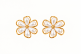 ARETE FLOR APERLADA