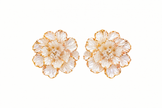 ARETE FLOR APERLADA