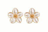 ARETE FLOR APERLADA