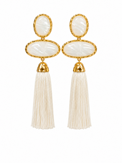 ARETE DORADO CON PERLA