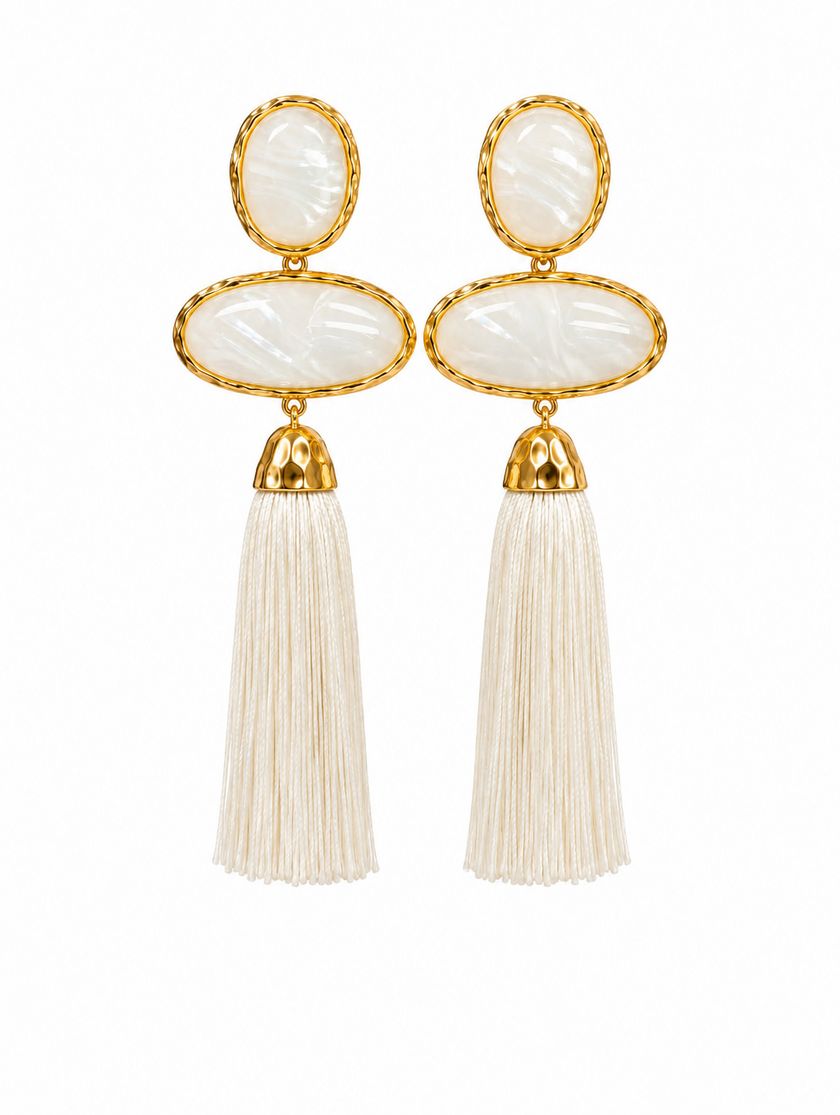 ARETE DORADO CON PERLA
