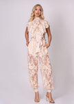 SET BEIGE ENCAJE