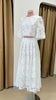 SET FALDA MAXI BLANCA
