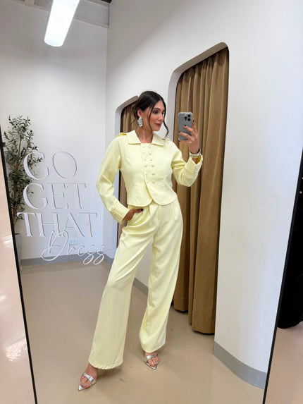 SET PANTALON AMARILLO