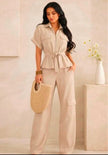 SET PANTALON BEIGE