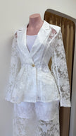 SET PANTALON ENCAJE BLANCO